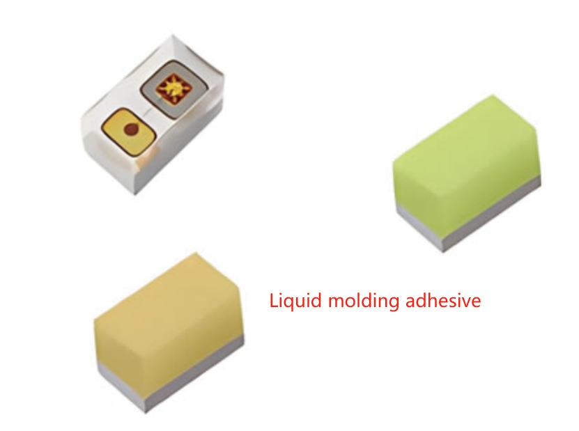 Liquid molding adhesive